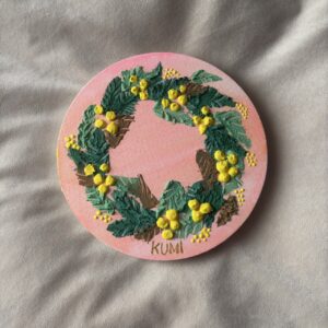 ほほえみのミモザリース