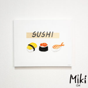 「SUSHI」27.3×22cm