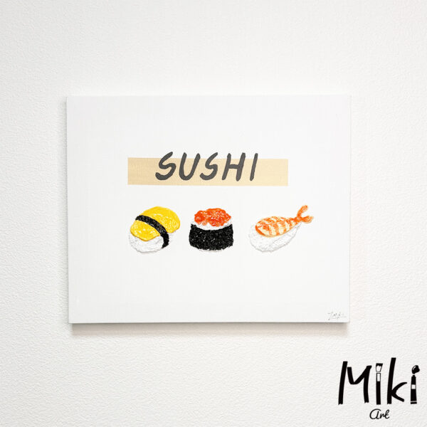 「SUSHI」27.3×22cm