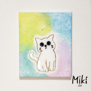 「猫なの」27.3×22cm