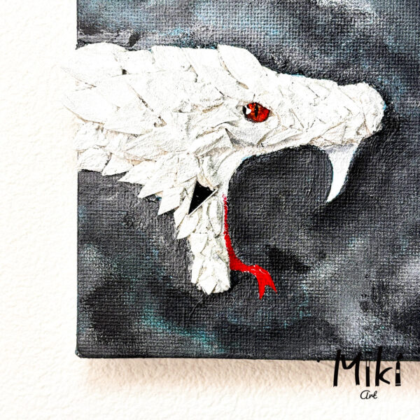 「龍蛇」24×24cm - 画像 (3)