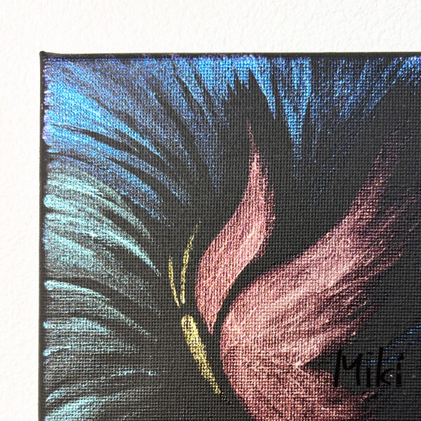 「炎」15×15cm - 画像 (3)