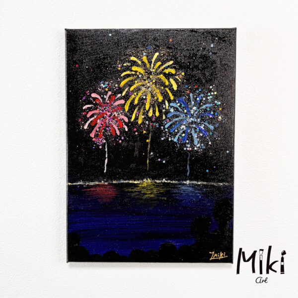 「花火大会」33.3×24.2cm