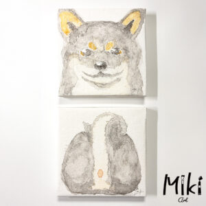 「こより」2枚セット10×10cm