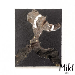 「金箔の海」27.3×22cm