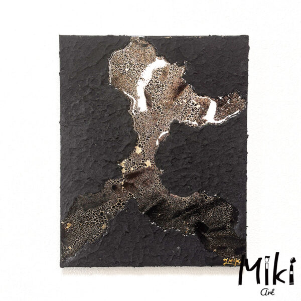 「金箔の海」27.3×22cm