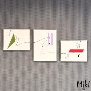 「Music」3枚セット27.3×22cm+33.3×24.2cm