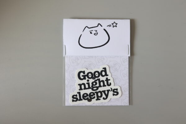 【グッズ】ステッカー「Good night sleepy's」